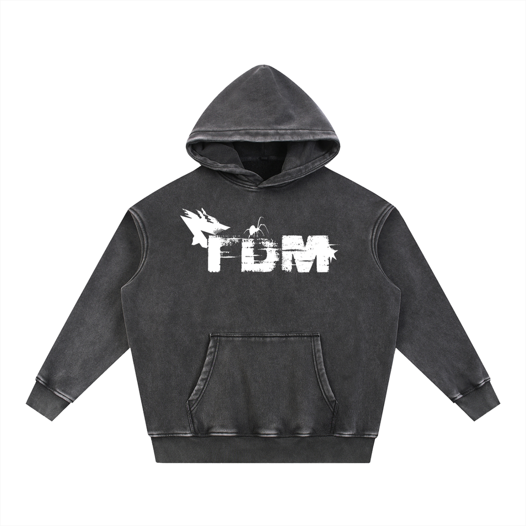 FROM DA MUD ACID WASHED HOODIE