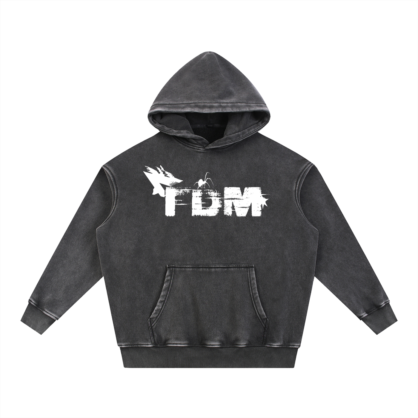 FROM DA MUD ACID WASHED HOODIE