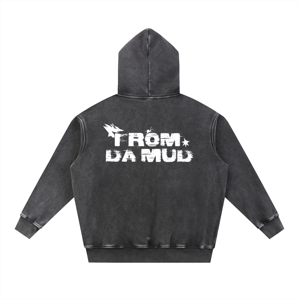 FROM DA MUD ACID WASHED HOODIE
