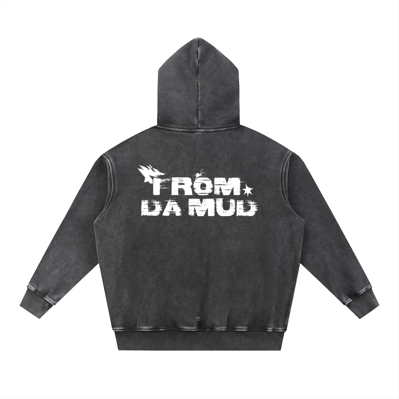 FROM DA MUD ACID WASHED HOODIE
