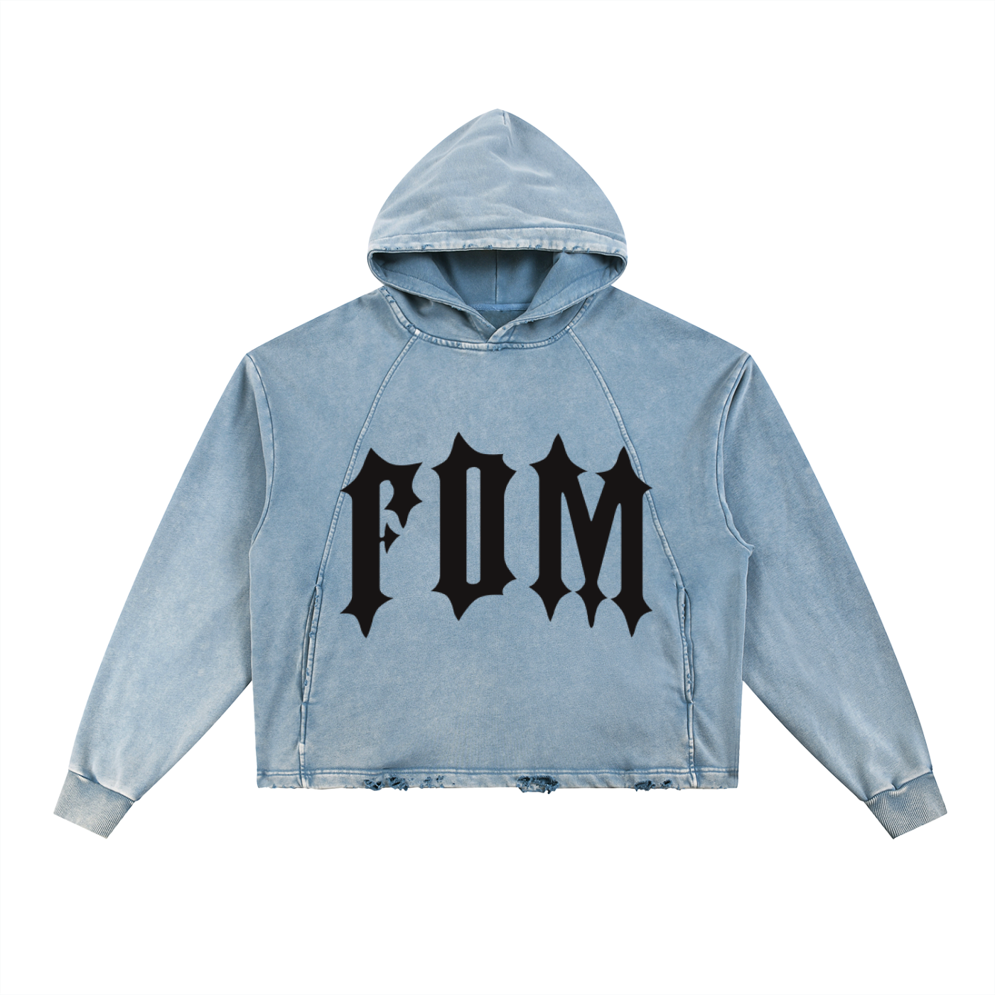 FDM CROSSED HOODIE