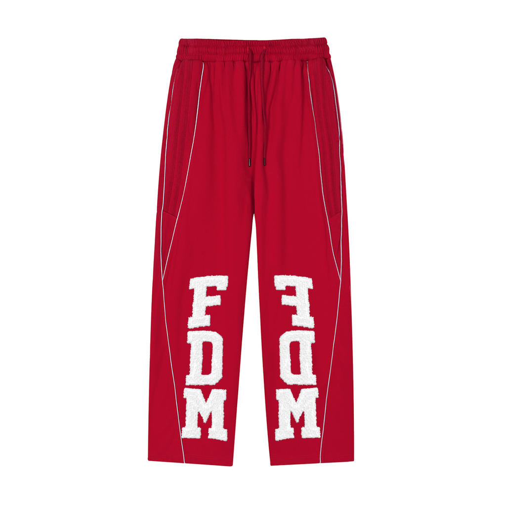 FROMDAMUD Striped Straight-Leg Sweatpants