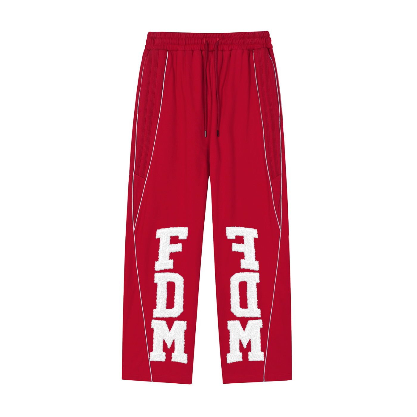 FROMDAMUD Striped Straight-Leg Sweatpants