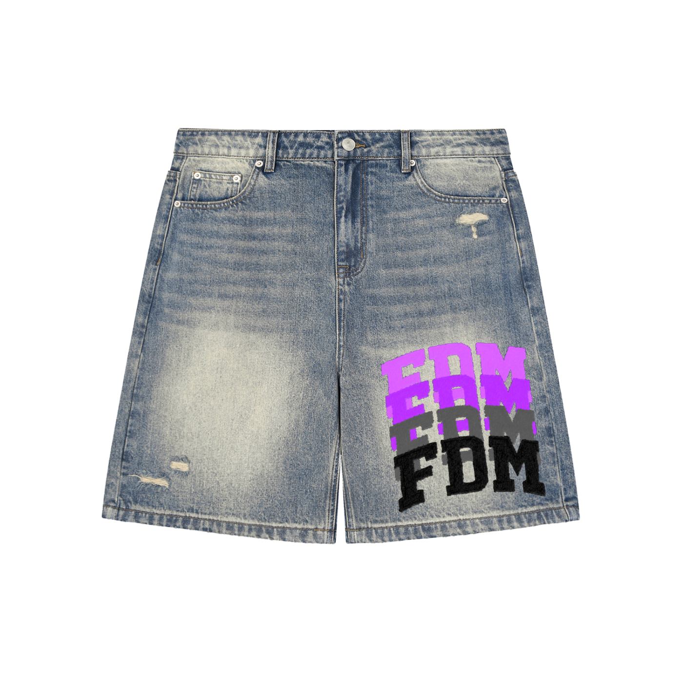 FDM Baggy Denim Shorts